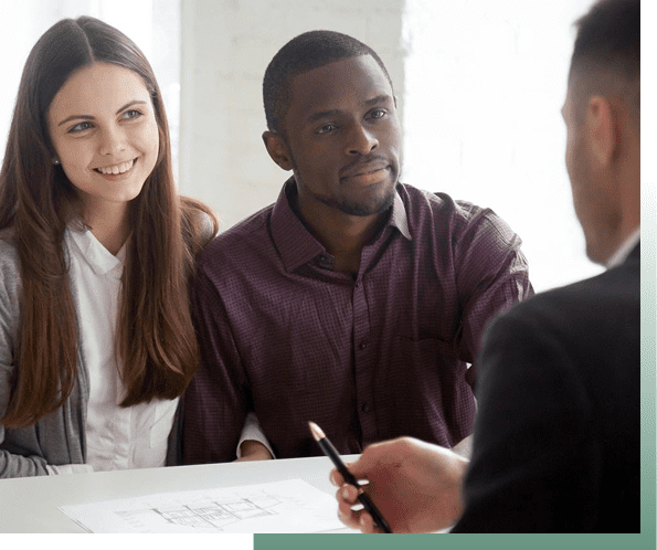 Couple meeting with financial advisor